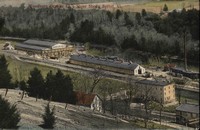 Bethel, Vermont, USA - Woodbury Granite Co.'s Stone Sheds