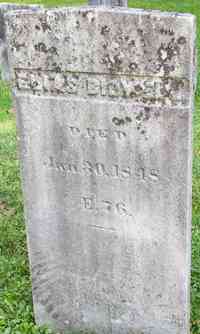 Elias BIDWELL - Grave