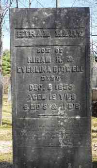 Hiram Hart BIDWELL - Grave