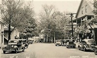 Bingham, Maine, USA - Main St., 1940s