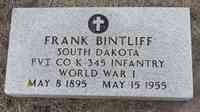 Steven Franklin "Frank" BINTLIFF - Grave