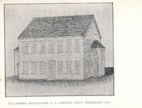 Bridgewater, New Hampshire, USA - Bridgewater, New Hampshire, USA - Old Church, Bridgewater, N.H., Erected 1804-6; Remodeled 1881