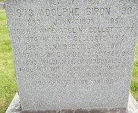 John BIRON - Grave