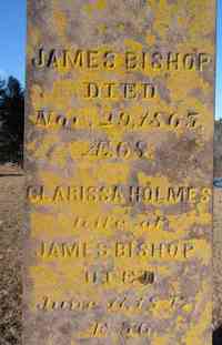James BISHOP - Grave