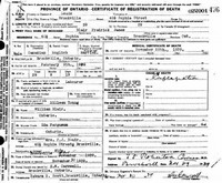 Frederick James BLAIR - Death