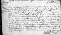 Louis BLAIS - 1733 marriage