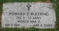 Howard Edward BLESSING - Grave - Gethsemane Cemetery, Meriden, New Haven County, Connecticut, USA 
