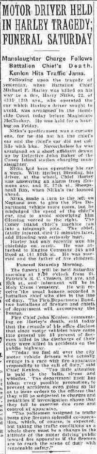 Herbert Frank BLESSING - The Brooklyn Daily Eagle Brooklyn, New York Wednesday, September 30, 1925