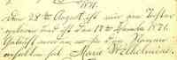 Marie Wilhelmina BLESSING - 