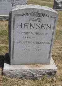 Henrietta Ruth BLESSING - Grave