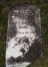 Jonas BOICE - Grave