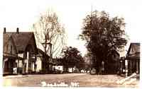Winhall, Vermont, USA - Street view of Bondville, Vt.