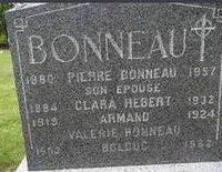 Stephen Pierre BONNEAU - Grave