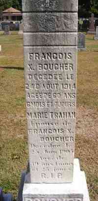 François-Xavier BOUCHER - Grave