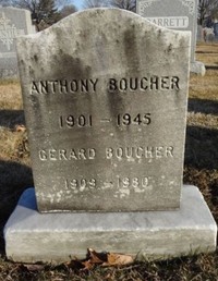Antoine Adelard "Anthony" BOUCHER - Grave