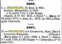 Jean BEAUGRAND dit CHAMPAGNE - Title Dictionnaire généalogique des familles canadiennes depuis la fondation de la colonie Dictionnaire généalogique des familles canadiennes depuis