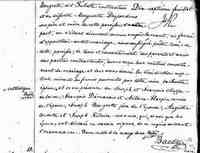 Toussaint GAUTHIER - 1814 marriage (part 2)
