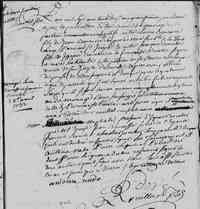 Marie-Françoise BOUCHER - 1732 Marriage Saint-Nicolas, QC, Canada