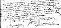 Michel BOURDON - 1744 marriage
