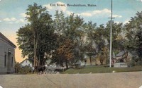 Bowdoinham, Maine, USA - Elm Street