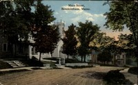 Bowdoinham, Maine, USA - Main Street, 1910