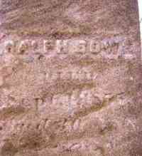 Ralph BOWE - Grave