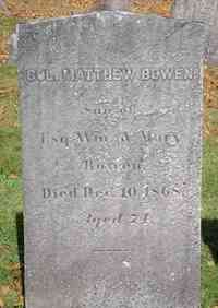 Matthew BOWEN - Grave