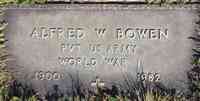 Alfred William BOWEN - Grave