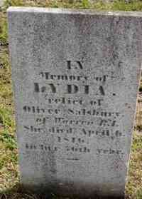 Lydia BOWEN - Grave