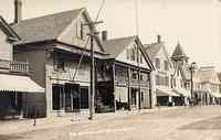 Bradford, Vermont, USA - Early street view, including Post Office, Cash Store