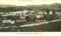 Bradford, Vermont, USA - Waits River and R.R. Station