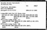 Gordon Salisbury BRANDES - Massachusetts: Grand Lodge of Masons Membership Cards, 1733-1990 www.americanancestors.org Raised in Temple #84 Denver, Colorado