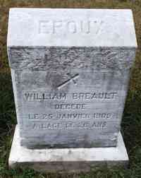 William BREAULT - Grave