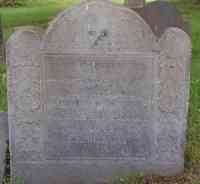 John BRECK - Grave  Inscription: Here Lieth Burie[d] Ye Body of Capt John Breck Aged 40 Years Departed this Life Ye 17 day of February 1690