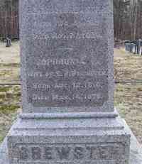 Elisha Huntington BREWSTER - Grave