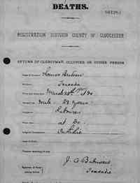 Joseph Thomas BRIDEAU - Death