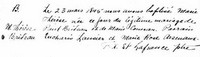 Marie Thérèse BRIDEAU - Baptism