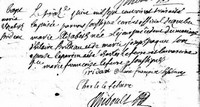 Marie-Elisabeth BRIDEAU - Baptism