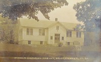 Bridgewater, Vermont, USA - School and Memorial Tablet