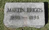 Martin BRIGGS - Grave Pine Grove Cemetery Middletown, Middlesex, Connecticut