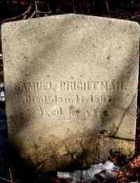 Samuel BRIGHTMAN - Grave
