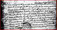 Jacques BRISSET (BRISSETTE) dit COURCHESNE - 1742 Marriage Notre-Dame-de-la-Visitation, Champlain, QC, Canada