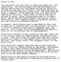 Henry BRISTOL (BRISTOW) - THE CONNECTICUT NUTMEGGER.  GLASTONBURY, CT: CONNECTICUT SOCIETY OF GENEALOGISTS, 1970-.  (ONLINE DATABASE.  NEWENGLANDANCESTORS.ORG.  NEW ENGLAND HIS