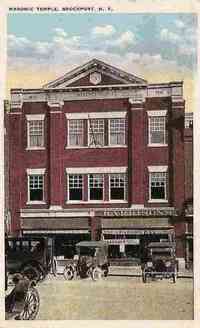 Brockport, New York, USA - Masonic Temple, Brockport, N.Y.