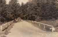 Brookfield, Vermont, USA - Entrance to Allis Park, Bear Mt., Brookfield, Vt.