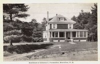 Brookline, New Hampshire, USA - Residence of Eldorus C. Fessenden, Brookline, N.H.