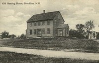 Brookline, New Hampshire, USA - Old Meeting House, 1910
