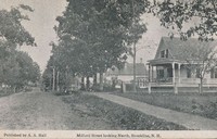 Brookline, New Hampshire, USA - Milford Street looking North