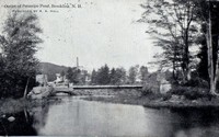 Brookline, New Hampshire, USA - Outlet of Potanipo Pond