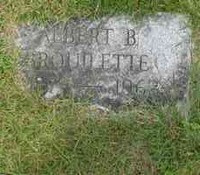 Albert Bertram BROUILETTE - Grave - Brookside Cemetery, Easthampton, Massachusetts